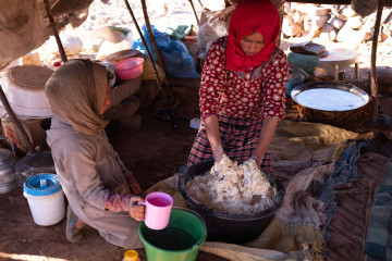 Agoudal, the daily life of nomads in morocco