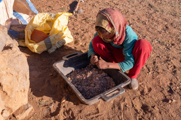 Agoudal, the daily life of nomads in morocco