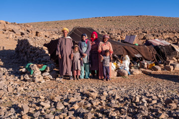 Agoudal, the daily life of nomads in morocco