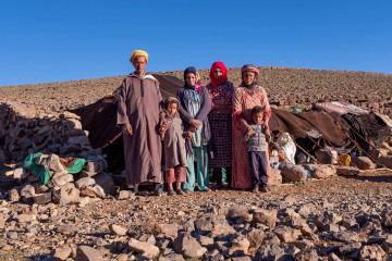 Agoudal, the daily life of nomads in morocco