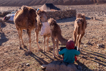 Agoudal, the daily life of nomads in morocco