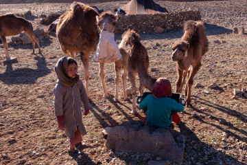 Agoudal, the daily life of nomads in morocco