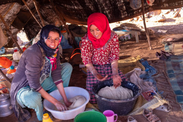 Agoudal, the daily life of nomads in morocco