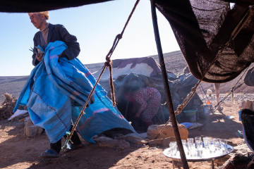 Agoudal, the daily life of nomads in morocco