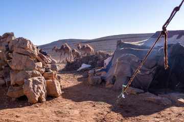 Agoudal, the daily life of nomads in morocco