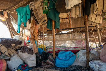 The daily life of nomads, Nkob, Morocco
