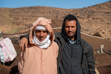 The daily life of nomads, Nkob, Morocco